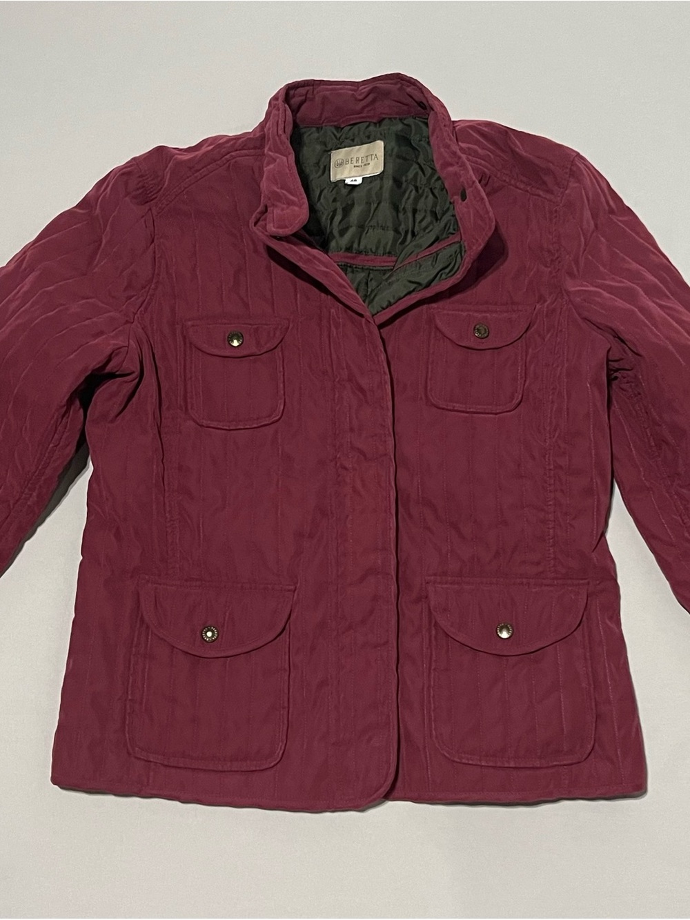 Beretta Women's Quilted Thermore Utility Field Jacket – Berry/Plum
